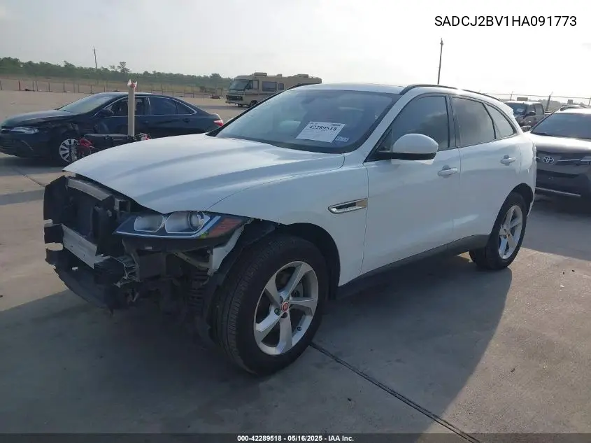 2017 Jaguar F-Pace 35T Premium VIN: SADCJ2BV1HA091773 Lot: 42289518