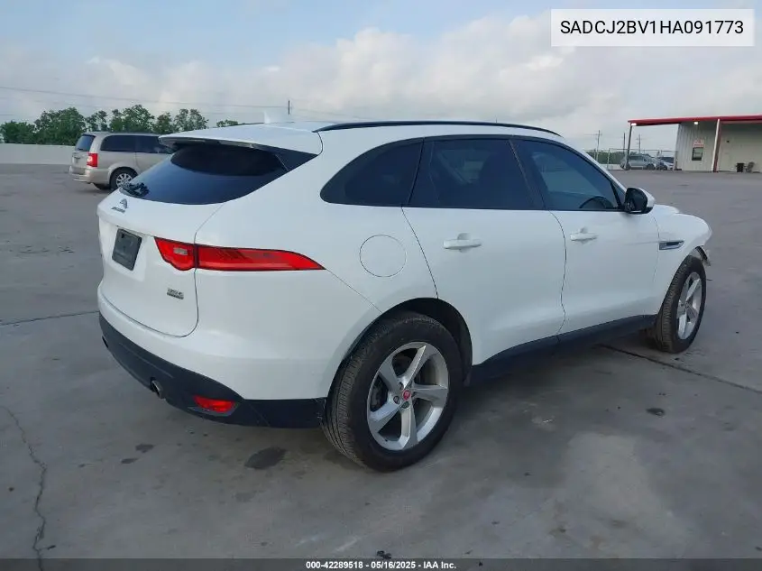 2017 Jaguar F-Pace 35T Premium VIN: SADCJ2BV1HA091773 Lot: 42289518