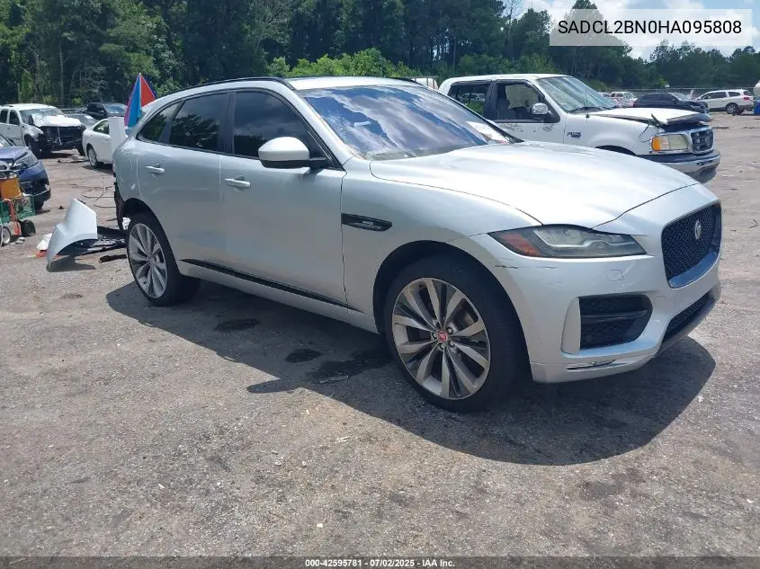 2017 Jaguar F-Pace 20D R-Sport VIN: SADCL2BN0HA095808 Lot: 42595781