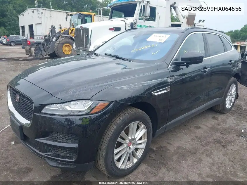 2017 Jaguar F-Pace 35T Prestige VIN: SADCK2BV9HA064656 Lot: 42626461