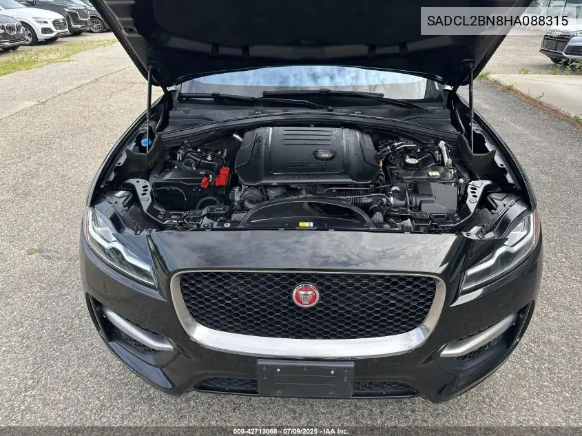 2017 Jaguar F-Pace R - Sport VIN: SADCL2BN8HA088315 Lot: 42713068