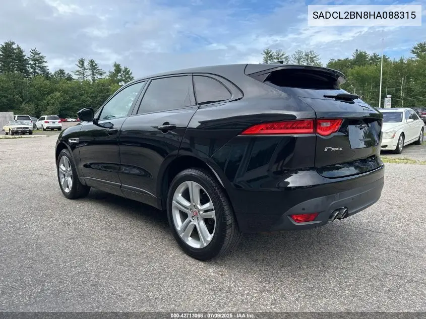2017 Jaguar F-Pace R - Sport VIN: SADCL2BN8HA088315 Lot: 42713068