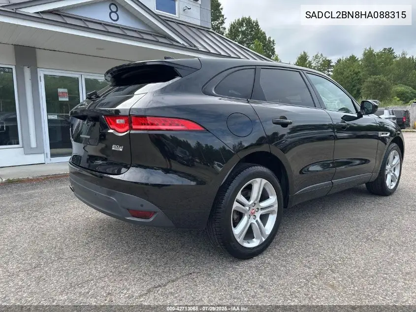 2017 Jaguar F-Pace R - Sport VIN: SADCL2BN8HA088315 Lot: 42713068