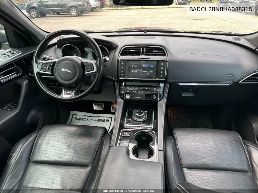 2017 Jaguar F-Pace R - Sport VIN: SADCL2BN8HA088315 Lot: 42713068
