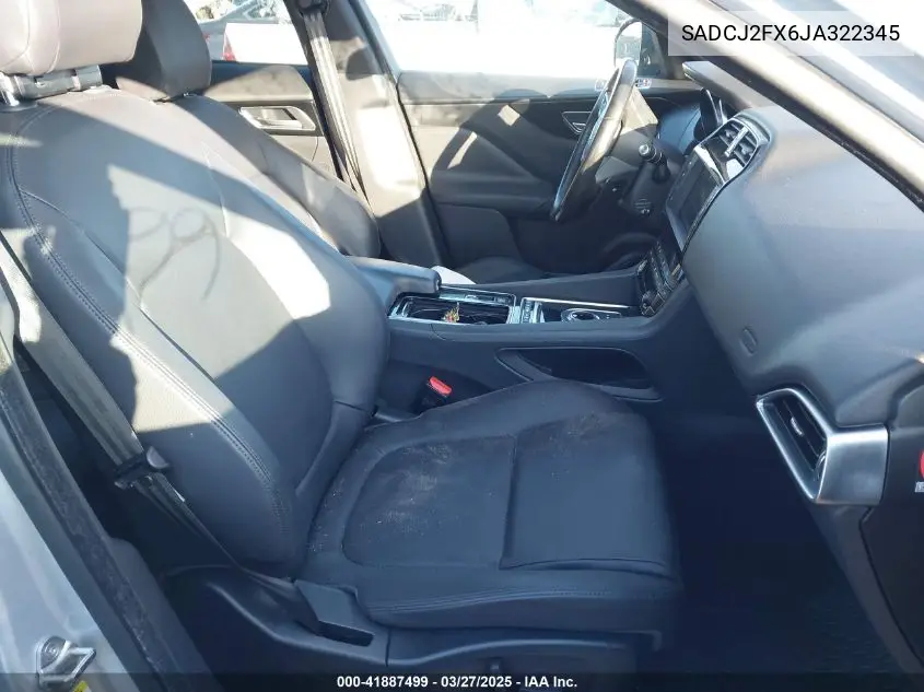 2018 Jaguar F-Pace 25T Premium VIN: SADCJ2FX6JA322345 Lot: 41887499