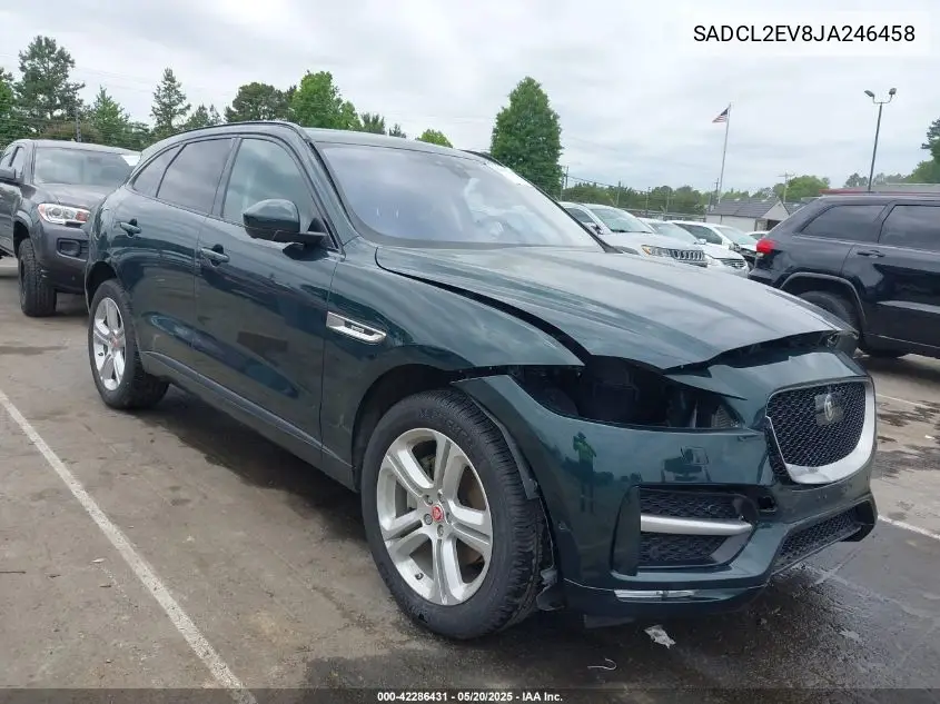 2018 Jaguar F-Pace 35T R-Sport VIN: SADCL2EV8JA246458 Lot: 42286431
