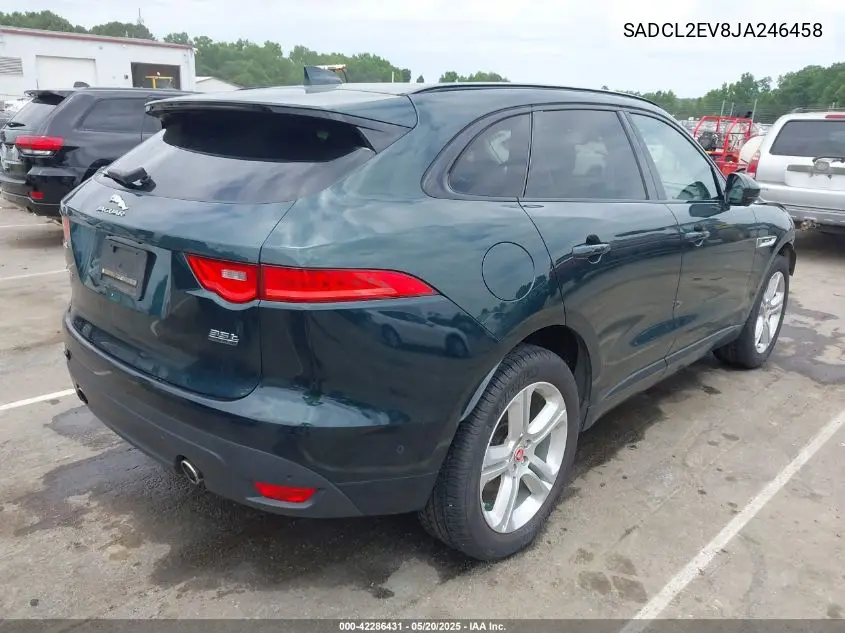 2018 Jaguar F-Pace 35T R-Sport VIN: SADCL2EV8JA246458 Lot: 42286431