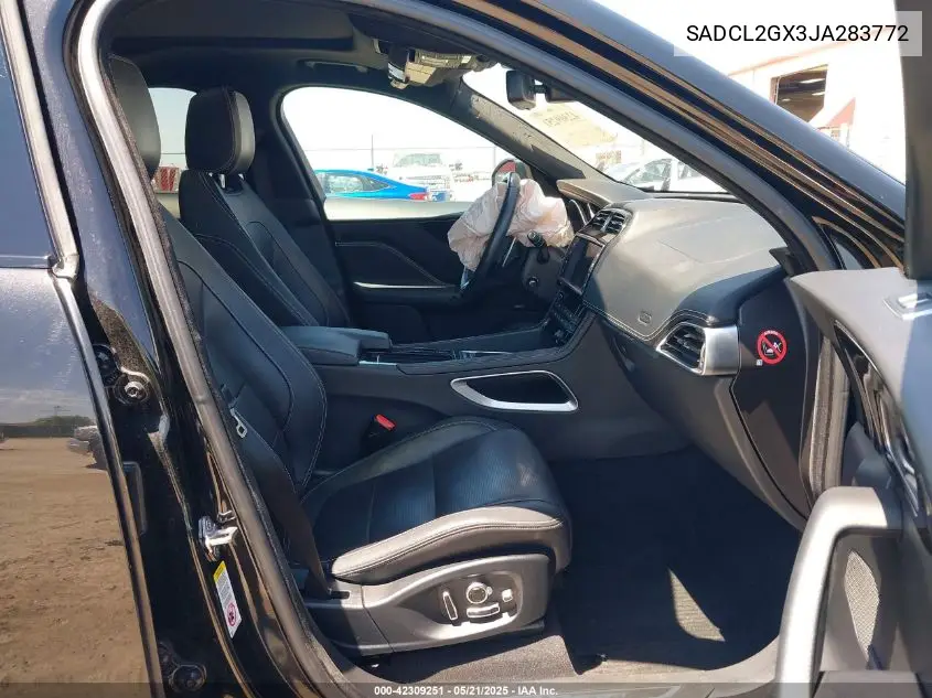 2018 Jaguar F-Pace 30T R-Sport VIN: SADCL2GX3JA283772 Lot: 42309251