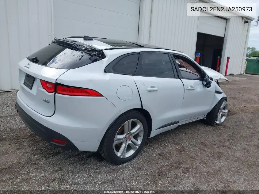 2018 Jaguar F-Pace 20D R-Sport VIN: SADCL2FN2JA250973 Lot: 42325991