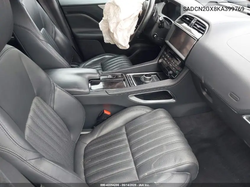2019 Jaguar F-Pace 30T Portfolio VIN: SADCN2GX8KA399769 Lot: 42254286