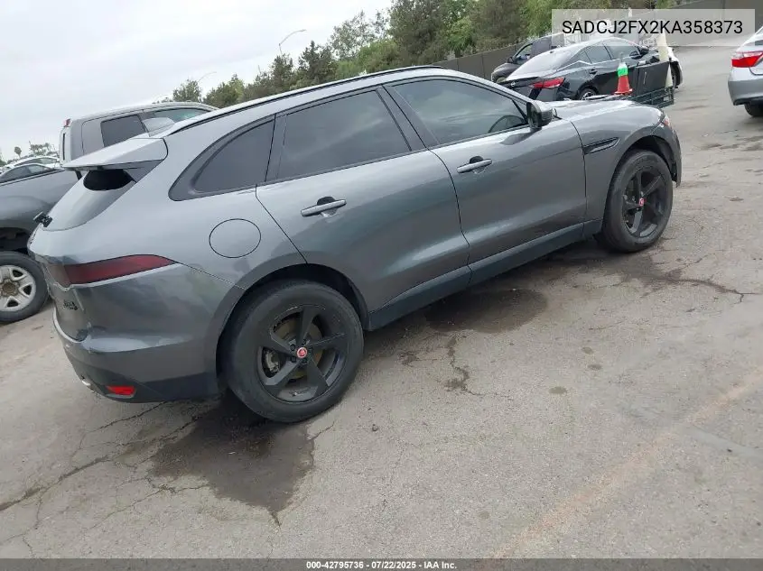 2019 Jaguar F-Pace 25T Premium VIN: SADCJ2FX2KA358373 Lot: 42795736