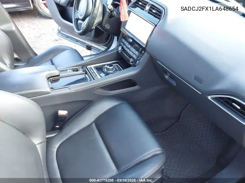 2020 Jaguar F-Pace Premium P250 Awd Automatic VIN: SADCJ2FX1LA648654 Lot: 41775208