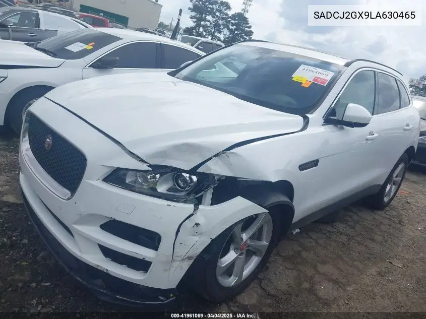 2020 Jaguar F-Pace Premium P300 Awd Automatic VIN: SADCJ2GX9LA630465 Lot: 41961069