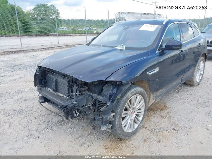 2020 Jaguar F-Pace Portfolio P300 Awd Automatic VIN: SADCN2GX7LA620263 Lot: 42027320