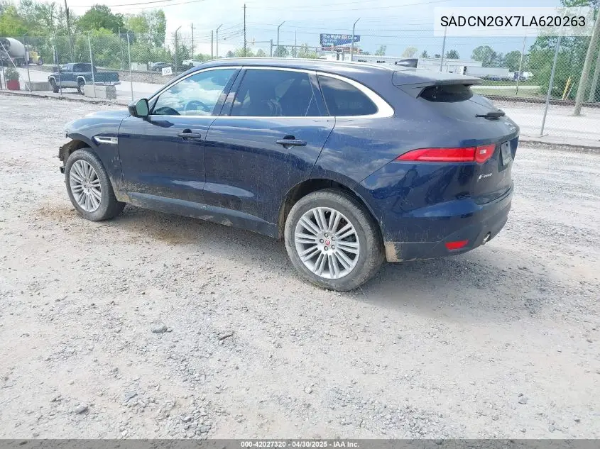 2020 Jaguar F-Pace Portfolio P300 Awd Automatic VIN: SADCN2GX7LA620263 Lot: 42027320