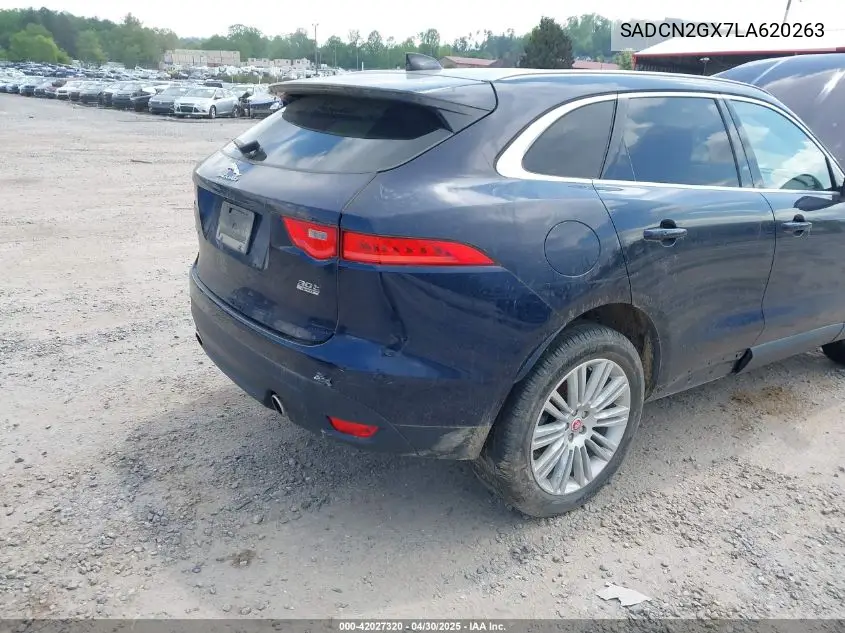 2020 Jaguar F-Pace Portfolio P300 Awd Automatic VIN: SADCN2GX7LA620263 Lot: 42027320