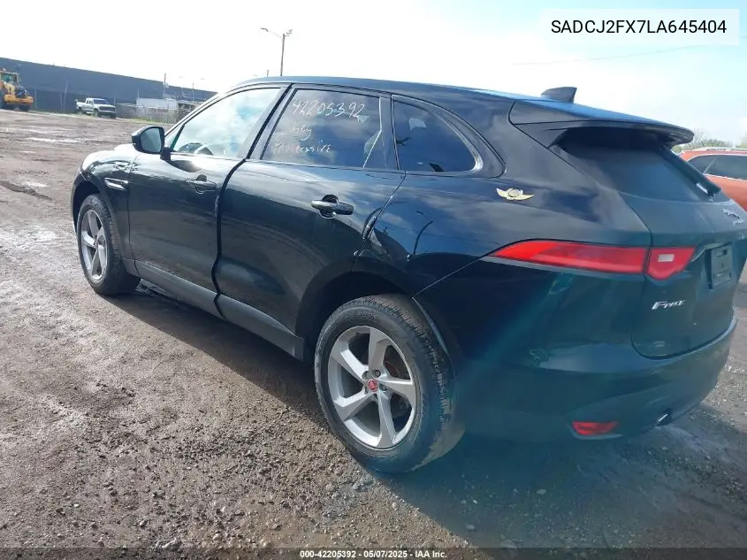 2020 Jaguar F-Pace Premium P250 Awd Automatic VIN: SADCJ2FX7LA645404 Lot: 42205392