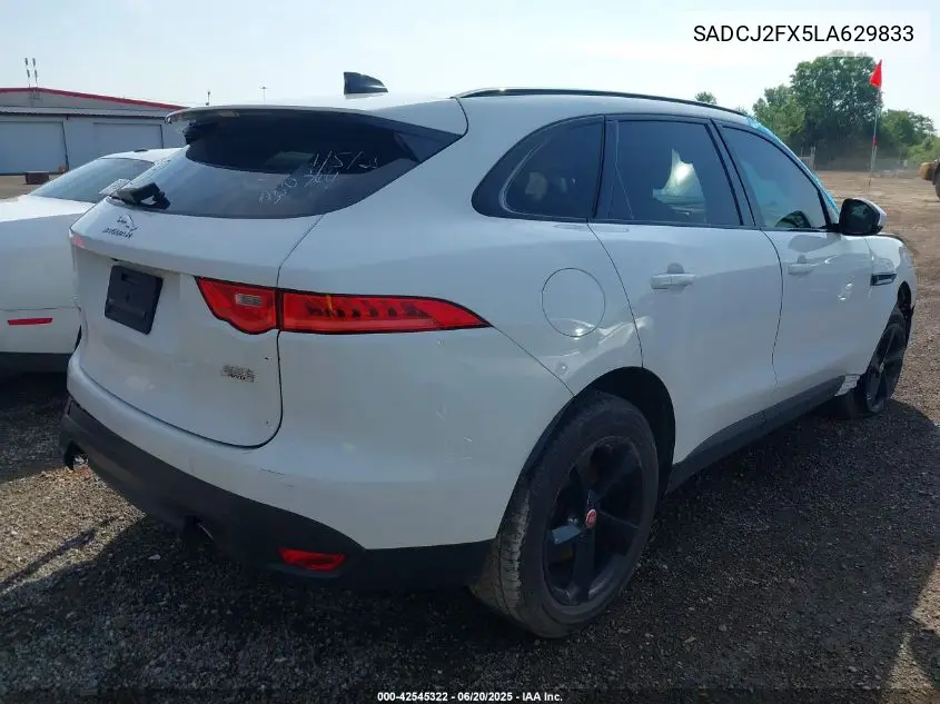 2020 Jaguar F-Pace Premium P250 Awd Automatic VIN: SADCJ2FX5LA629833 Lot: 42545322