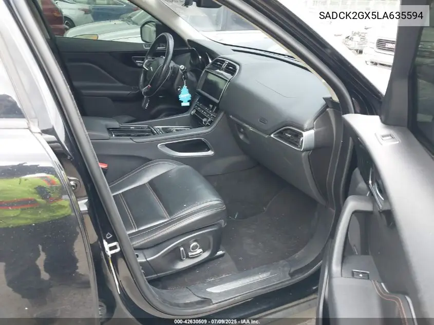 2020 Jaguar F-Pace Prestige P300 Awd Automatic VIN: SADCK2GX5LA635594 Lot: 42630509