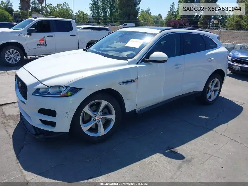 2020 Jaguar F-Pace Premium P250 Awd Automatic VIN: SADCJ2FX5LA630044 Lot: 42644064