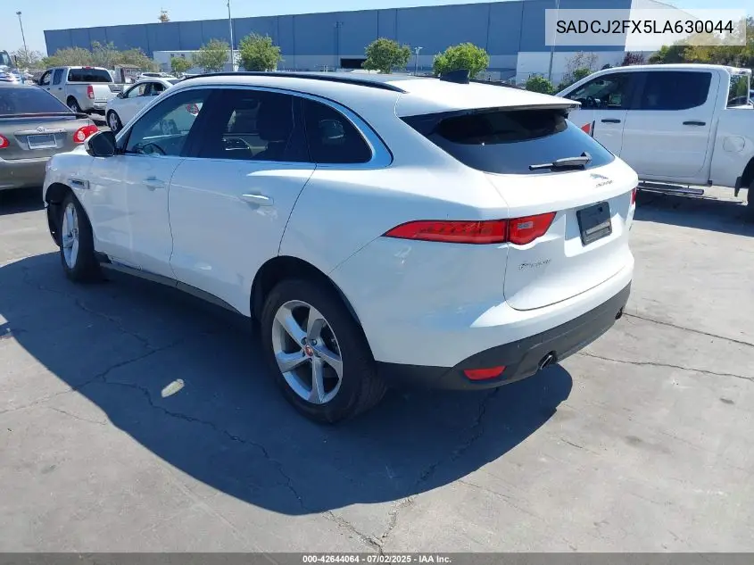 2020 Jaguar F-Pace Premium P250 Awd Automatic VIN: SADCJ2FX5LA630044 Lot: 42644064