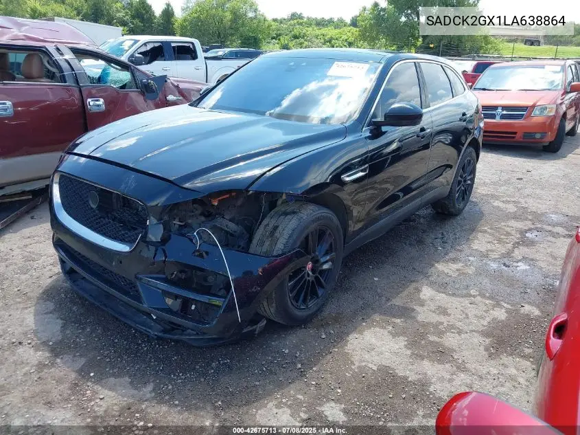 2020 Jaguar F-Pace Prestige P300 Awd Automatic VIN: SADCK2GX1LA638864 Lot: 42675713