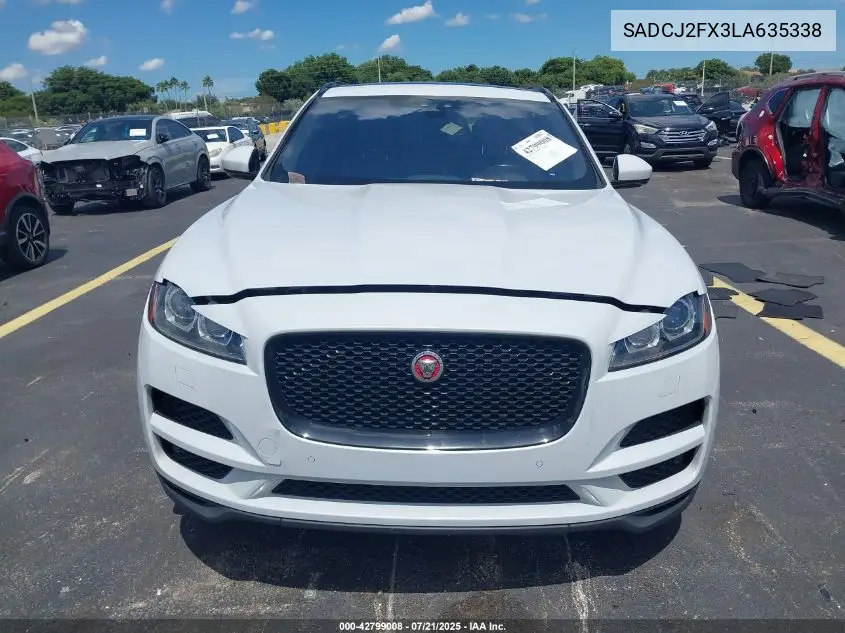2020 Jaguar F-Pace Premium P250 Awd Automatic VIN: SADCJ2FX3LA635338 Lot: 42799008