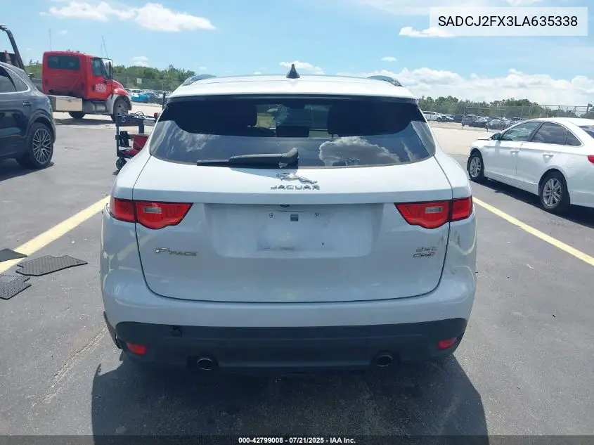 2020 Jaguar F-Pace Premium P250 Awd Automatic VIN: SADCJ2FX3LA635338 Lot: 42799008