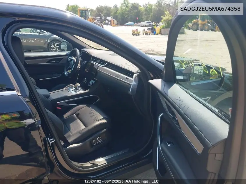 2021 Jaguar F-Pace S VIN: SADCJ2EU5MA674358 Lot: 12324182