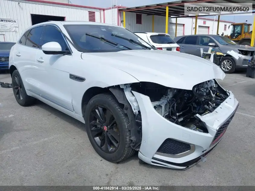 2021 Jaguar F-Pace R-Dynamic S P400 Awd Automatic VIN: SADCT2FU0MA669609 Lot: 41882914