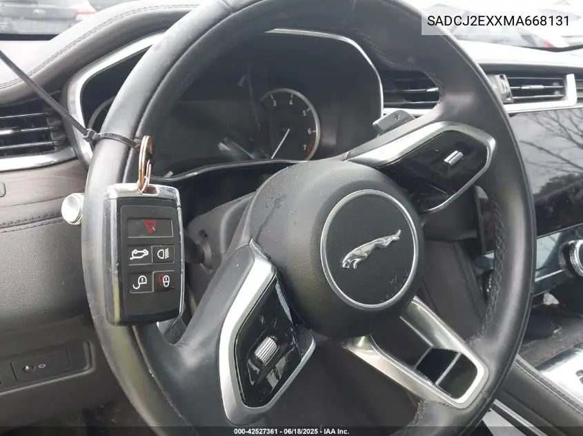 2021 Jaguar F-Pace S P250 Awd Automatic VIN: SADCJ2EXXMA668131 Lot: 42527361