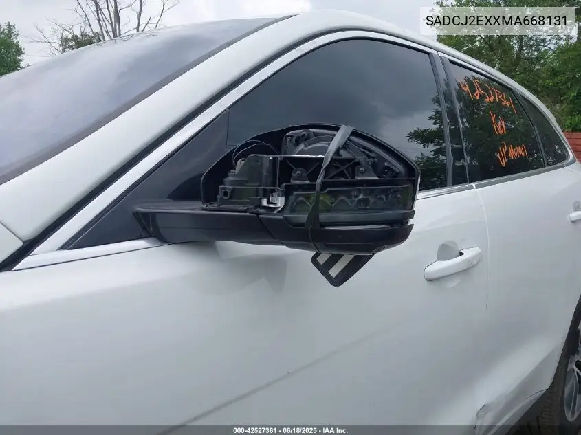 2021 Jaguar F-Pace S P250 Awd Automatic VIN: SADCJ2EXXMA668131 Lot: 42527361