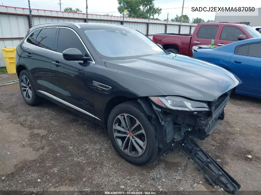 sadcj2ex6ma687050 SADCJ2EX6MA687050 2021 Jaguar F-Pace S P250 Awd Automatic