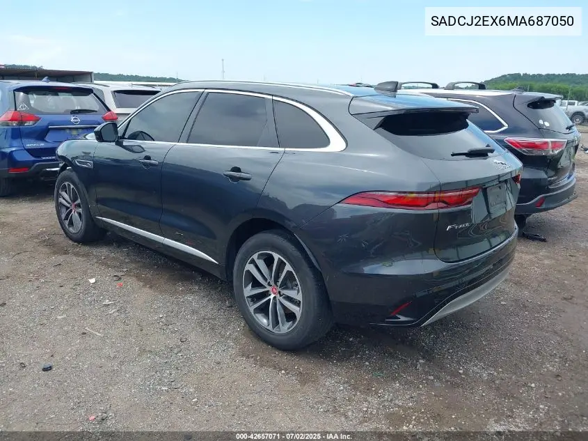 sadcj2ex6ma687050 SADCJ2EX6MA687050 2021 Jaguar F-Pace S P250 Awd Automatic