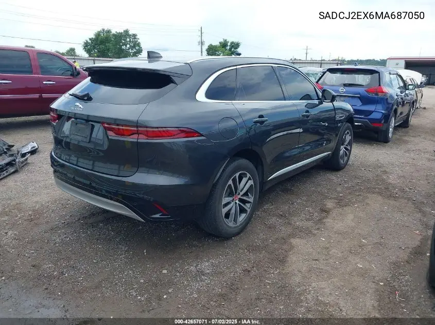sadcj2ex6ma687050 SADCJ2EX6MA687050 2021 Jaguar F-Pace S P250 Awd Automatic
