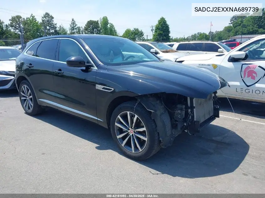 2022 Jaguar F-Pace S P250 Awd Automatic VIN: SADCJ2EXXNA689739 Lot: 42161093