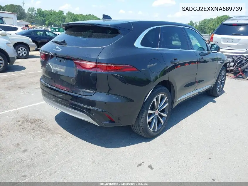 2022 Jaguar F-Pace S P250 Awd Automatic VIN: SADCJ2EXXNA689739 Lot: 42161093