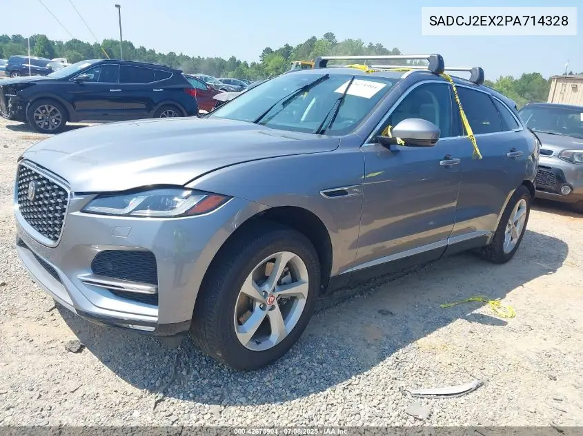2023 Jaguar F-Pace S P250 Awd Automatic VIN: SADCJ2EX2PA714328 Lot: 42675904
