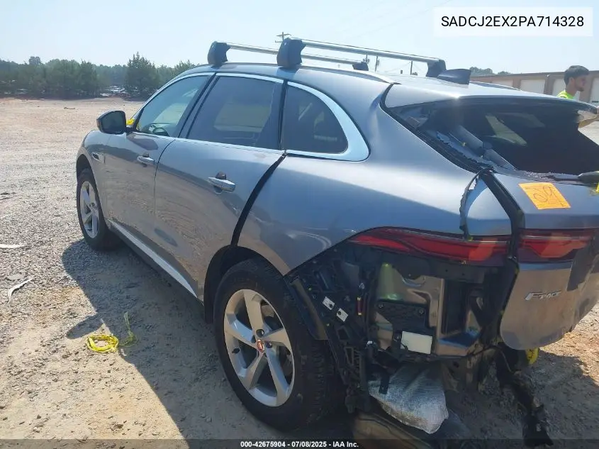 2023 Jaguar F-Pace S P250 Awd Automatic VIN: SADCJ2EX2PA714328 Lot: 42675904