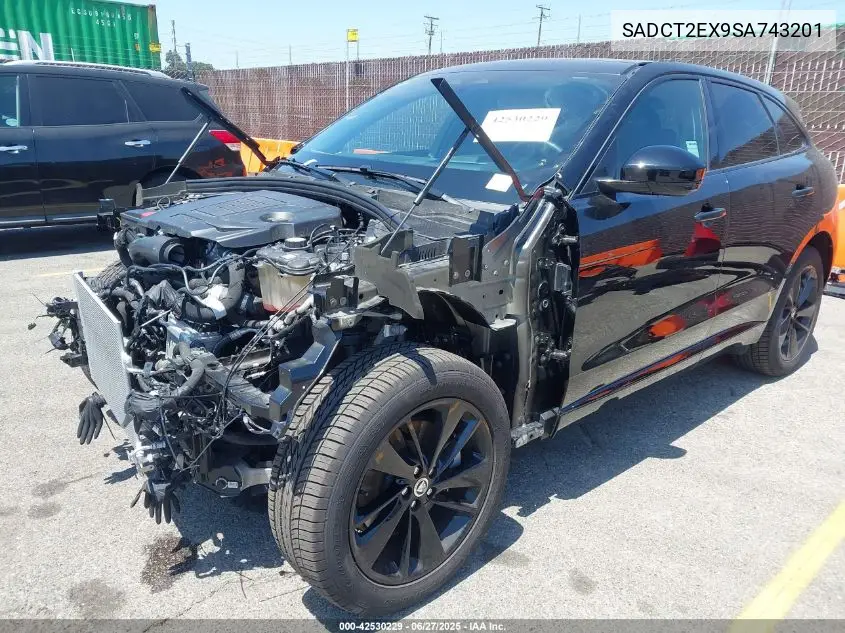 2025 Jaguar F-Pace R-Dynamic S P250 Awd Automatic VIN: SADCT2EX9SA743201 Lot: 42530229