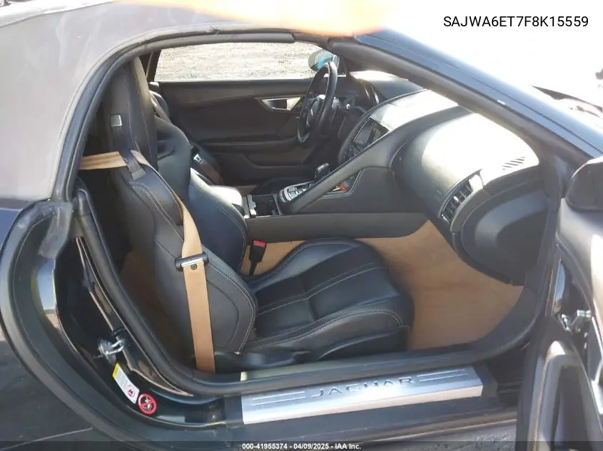 2015 Jaguar F-Type VIN: SAJWA6ET7F8K15559 Lot: 41955374