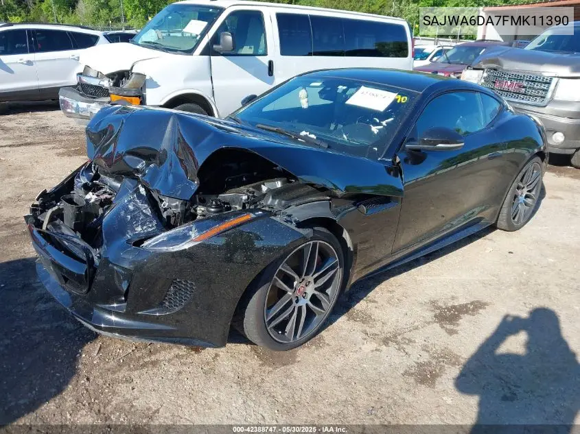 2015 Jaguar F-Type R VIN: SAJWA6DA7FMK11390 Lot: 42388747
