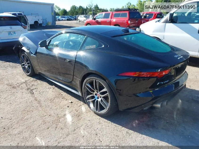 2015 Jaguar F-Type R VIN: SAJWA6DA7FMK11390 Lot: 42388747