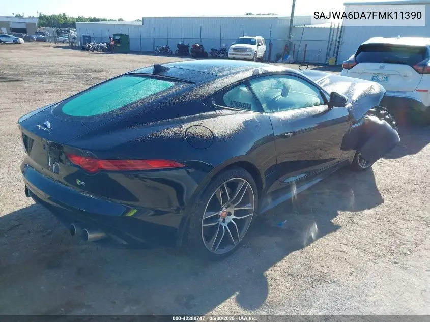 2015 Jaguar F-Type R VIN: SAJWA6DA7FMK11390 Lot: 42388747