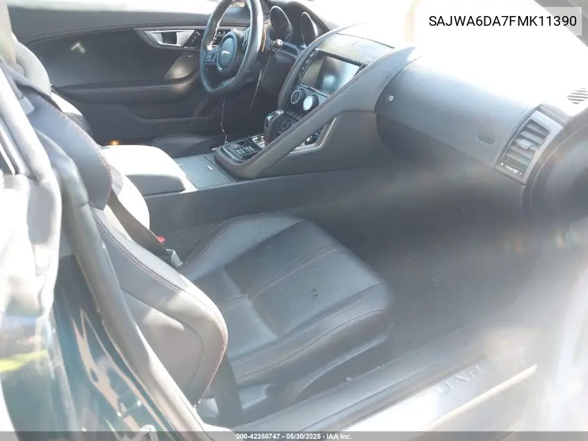 2015 Jaguar F-Type R VIN: SAJWA6DA7FMK11390 Lot: 42388747