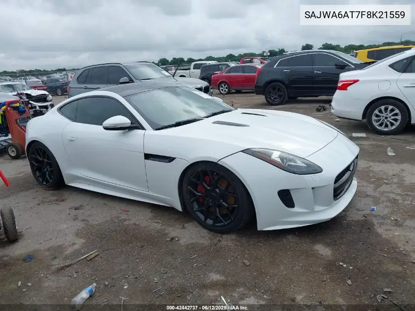2015 Jaguar F-Type VIN: SAJWA6AT7F8K21559 Lot: 42442737