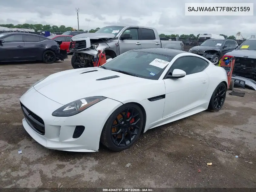 2015 Jaguar F-Type VIN: SAJWA6AT7F8K21559 Lot: 42442737