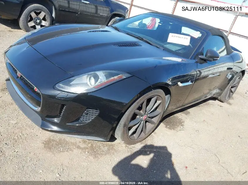 2016 Jaguar F-Type S VIN: SAJWA6FU1G8K25111 Lot: 41996539
