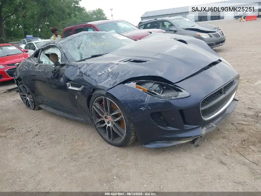 2016 Jaguar F-Type VIN: SAJXJ6DL9GMK25251 Lot: 42476941