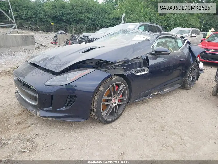 2016 Jaguar F-Type VIN: SAJXJ6DL9GMK25251 Lot: 42476941